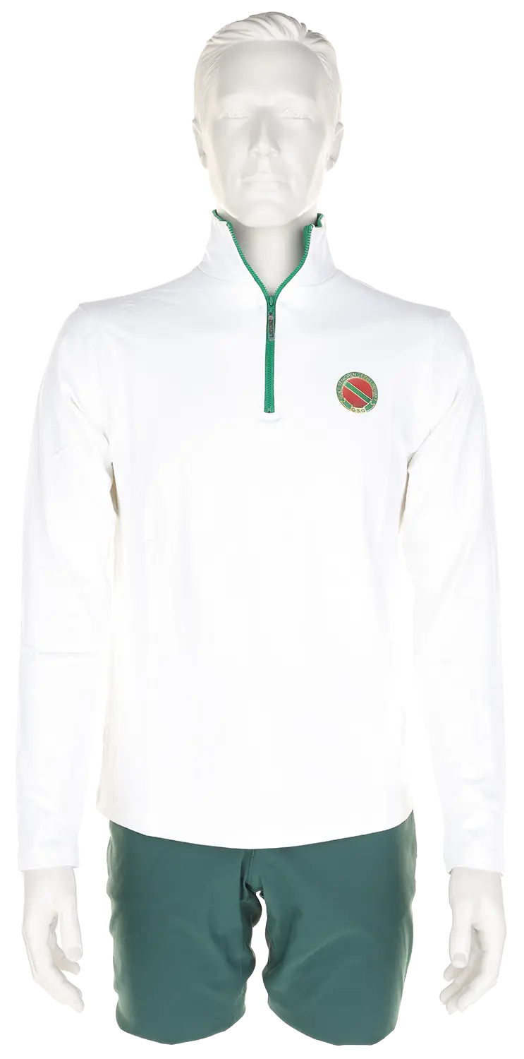 Sweater mit Halb-Zipp und GSG Logo